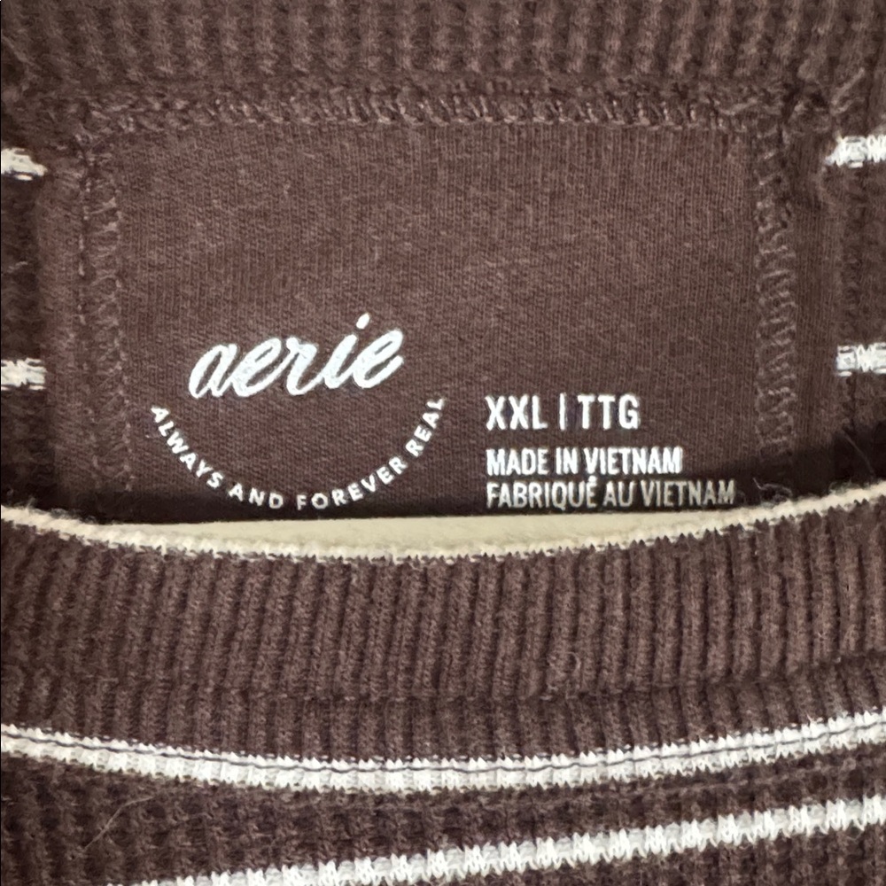 Aerie Essential Crew Layering Long Sleeve - Picture 4 of 4